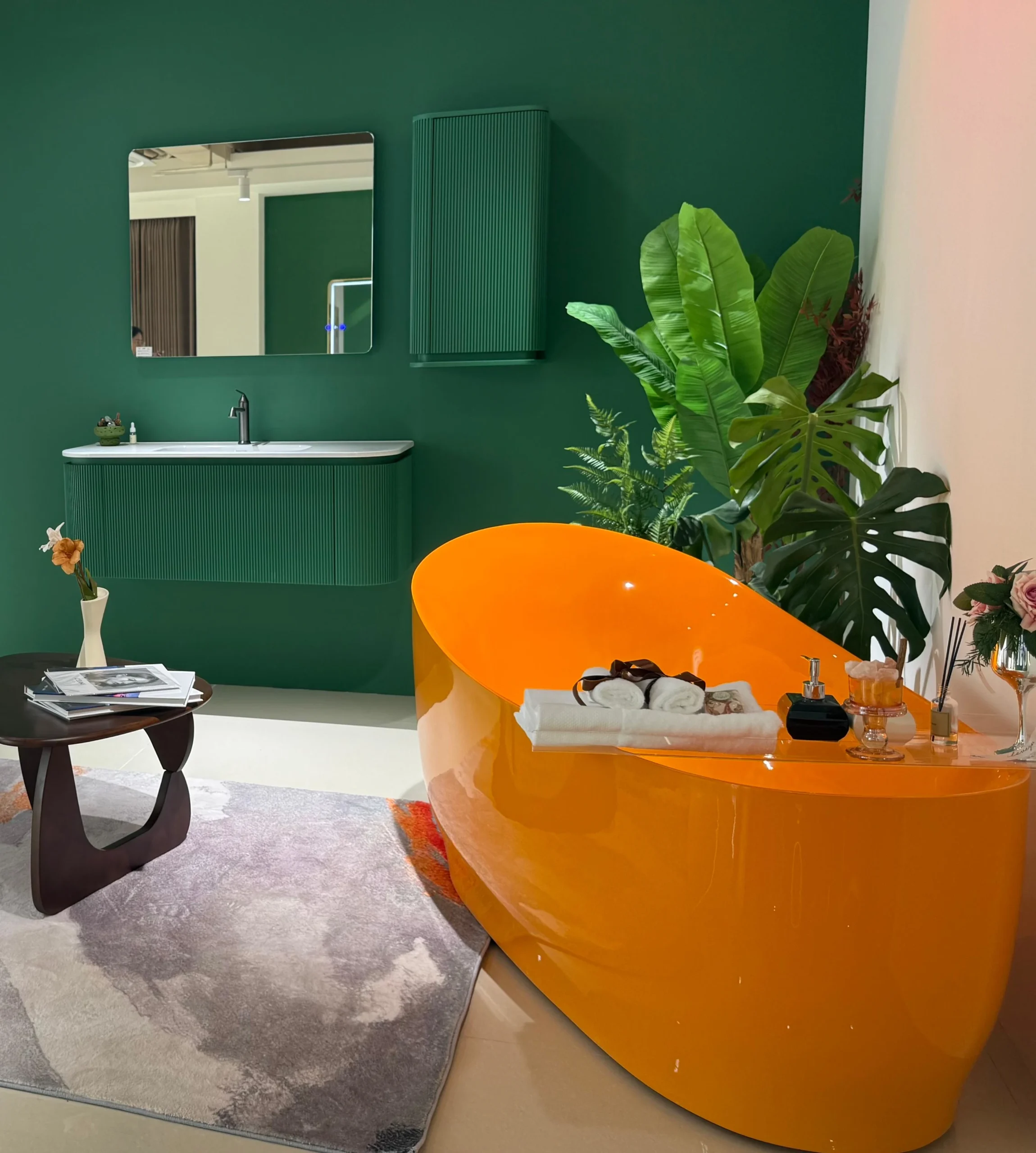 Contacto Espacio de baño presentado por Kanela Home en feria profesional del sector baño